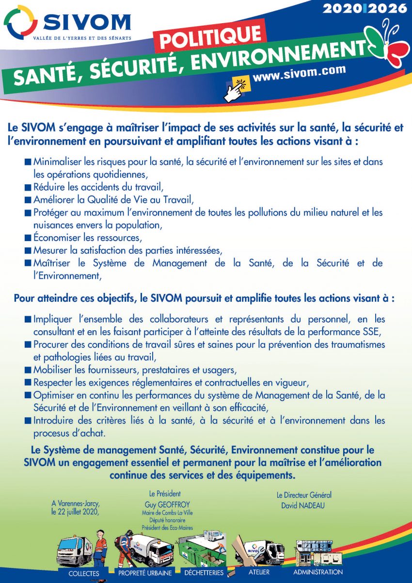 La Politique SSE SIVOM Vall e De L Yerres Et Des S narts La Politique SSE SIVOM Vall e De L Yerres Et Des S narts