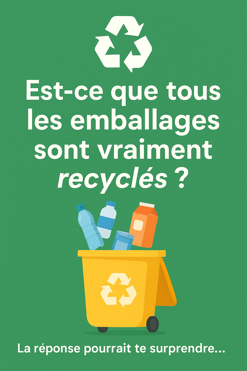 Est-ce que tous les emballages sont vraiment recyclés ?